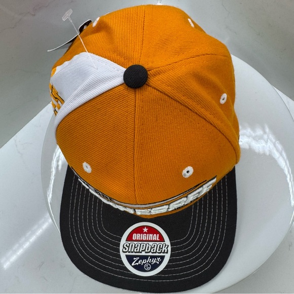 Zephyr Tennessee Snapback Hat - Orange and Black One Size NWT - Picture 5 of 7